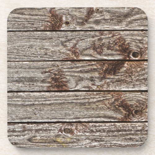 distressed wood boards coaster set