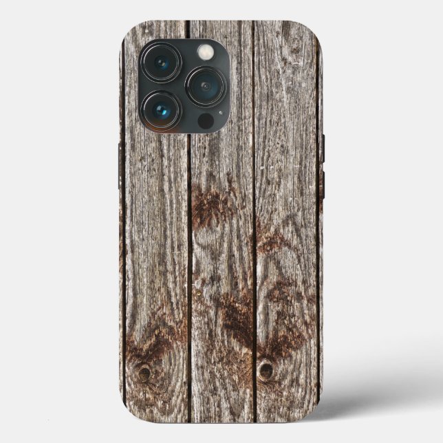 distressed wood boards phone case (Back)