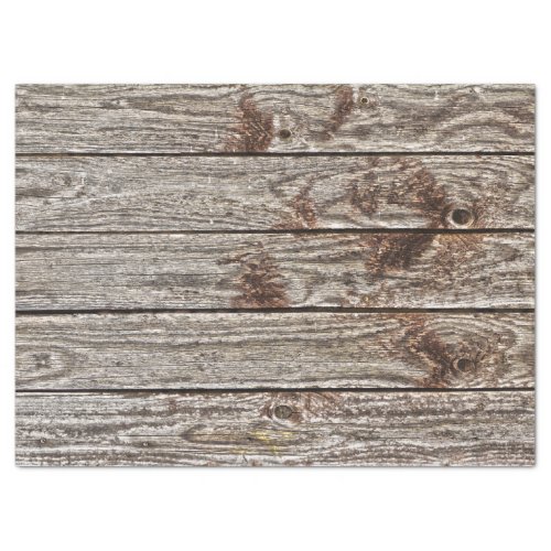 distressed wood boards tissue paper