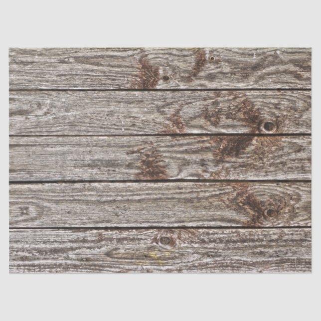 distressed wood boards tissue paper (Front)