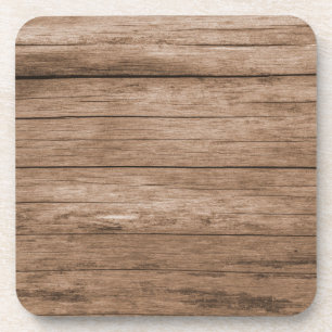 distressed wood coaster set