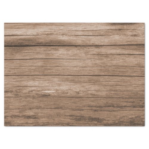 distressed wood tissue paper