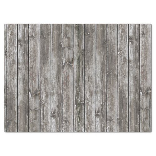 distressed wood tissue paper