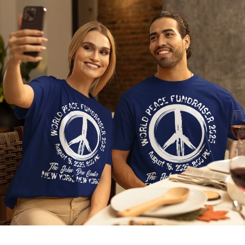 Distressed World Peace Fundraiser  T_Shirt