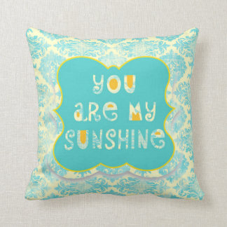 Distressed You are My Sunshine Pillow