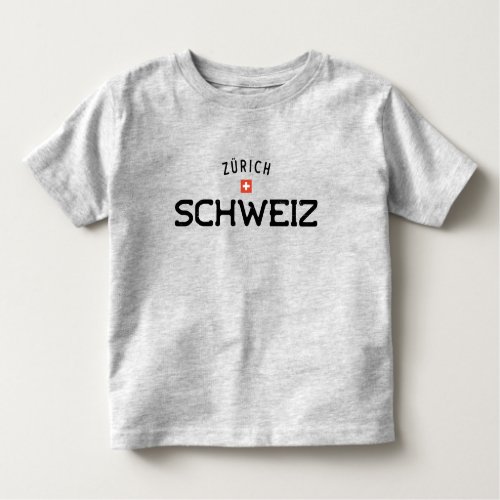 Distressed Zurich Schweiz Switzerland Toddler T_shirt