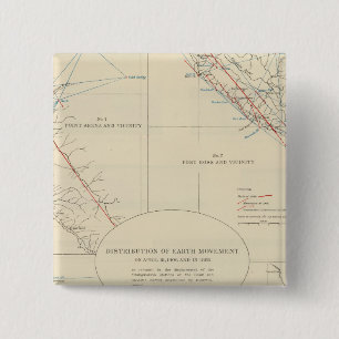 Distribution of earth movement in California Button