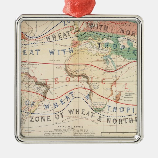 Distribution plants metal ornament (Front)