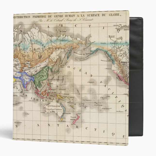 Distribution primitive du genre humain 3 ring binder (Front/Inside)