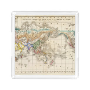 Distribution primitive du genre humain acrylic tray