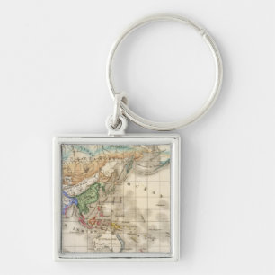 Distribution primitive du genre humain keychain