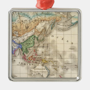 Distribution primitive du genre humain metal ornament