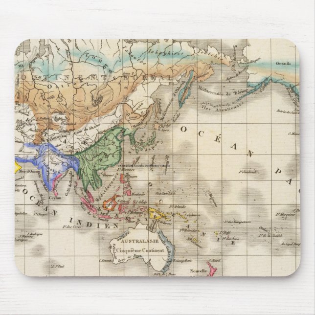 Distribution primitive du genre humain mouse pad (Front)