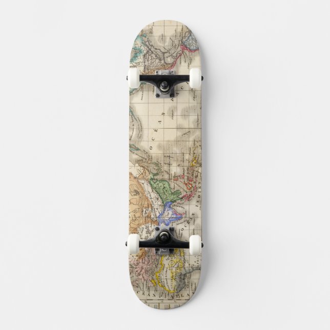 Distribution primitive du genre humain skateboard deck (Front)