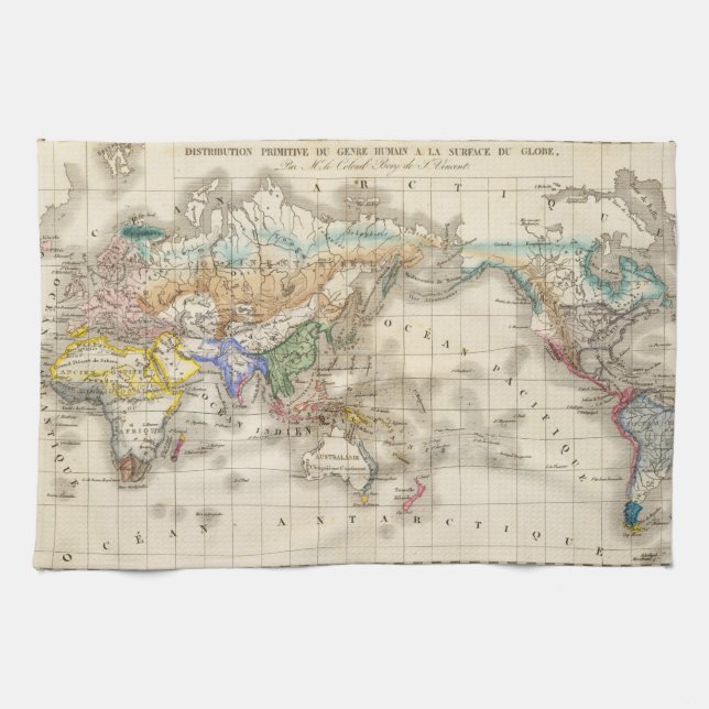 Distribution primitive du genre humain towel (Horizontal)