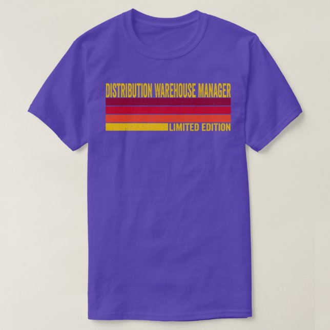 Distribution Warehouse Manager T-Shirt (Design Front)