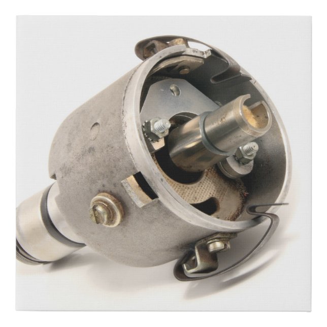 Distributor Auto Part Faux Canvas Print (Front)