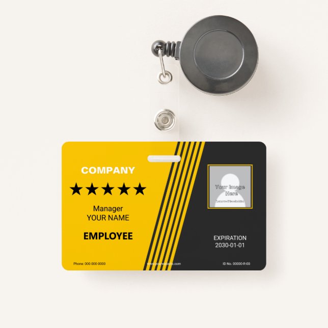 Distributor Badge (Front with Retractable)