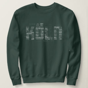 Districs of Cologne Word Art, Stadtteile Köln Sweatshirt