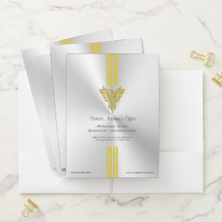 District Attorney Pending Case Information Pocket Folder