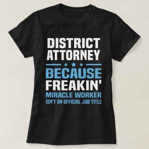 District Attorney T_Shirt
