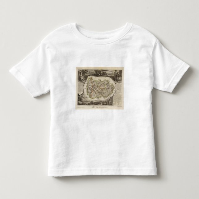 District boundaries toddler t-shirt (Front)