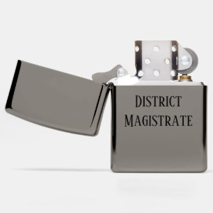 District Magistrate Zippo Lighter