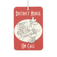 District Nurse On Call Car Air Freshener