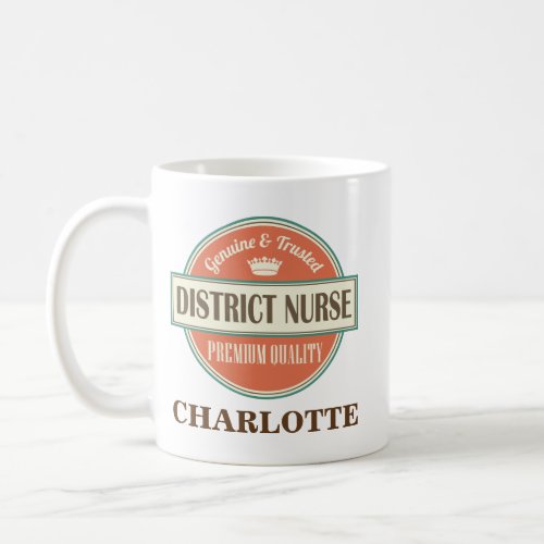 District Nurse Personalized Office Mug Gift