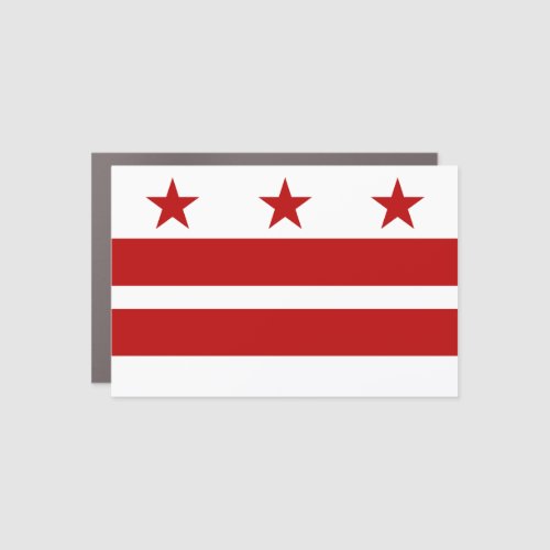 District of Columbia Flag Car Magnet
