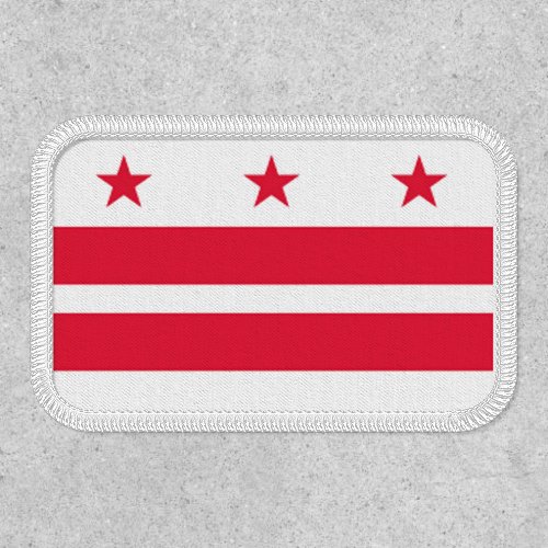 District of Columbia Flag Design Patch