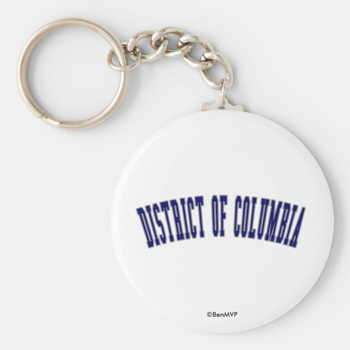 District of Columbia Key Chain