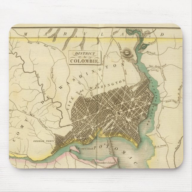 District of Columbia Mouse Pad (Front)