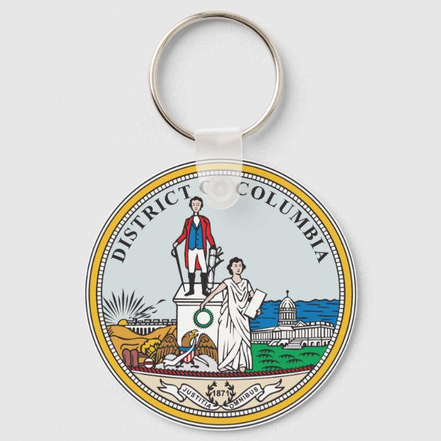 District of Columbia seal Keychain (Front)