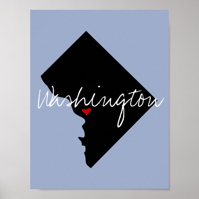 District of Columbia Town Poster (Front)