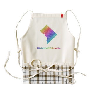 District of Columbia Zazzle HEART Apron