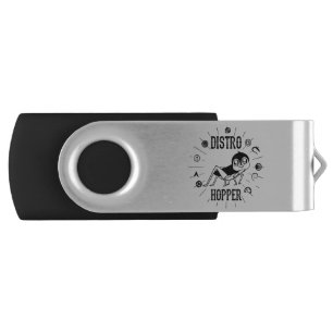 Distro Hopper Linux User Geek Flash Drive