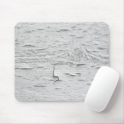 Distrssed Paint On Wood Texture Mouse Pad