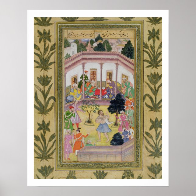 Disturbance by a madman at a social gathering, fro poster (Front)