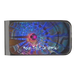 Disturbance Gunmetal Finish Money Clip