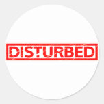 Disturbed Stamp Classic Round Sticker