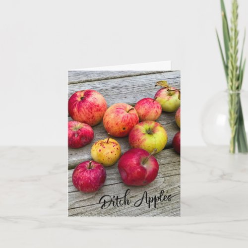 Ditch Apples Card