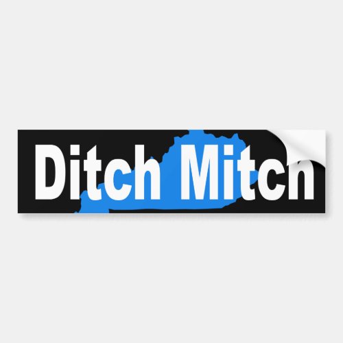 Ditch Mitch Bumper Sticker