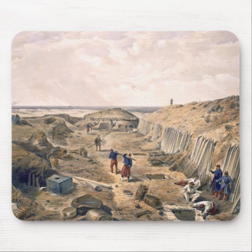 Ditch of the Bastion du Mat plate from The Seat Mouse Pad