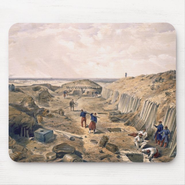 Ditch of the Bastion du Mat, plate from 'The Seat Mouse Pad (Front)