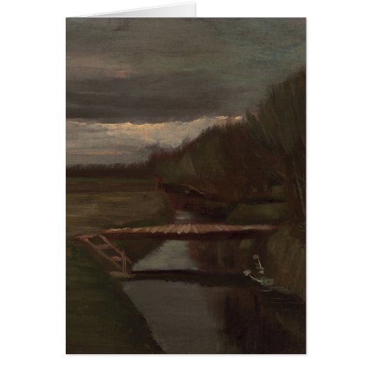 Ditch & Small Bridge, Van Gogh Fine Art Cards (Front)