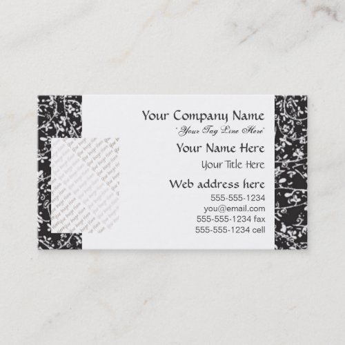 Ditsy1 custom business cards