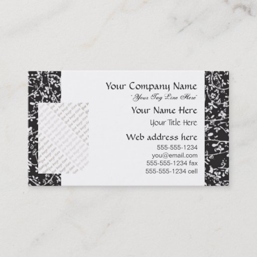 Customizable Ditsy1 custom business cards