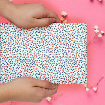 Ditsy Coral Daisies – Mini Floral Seamless Pattern