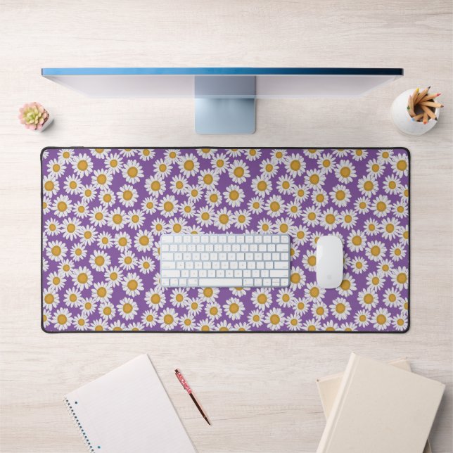 Ditsy daisy flowers desk mat (Office 1)
